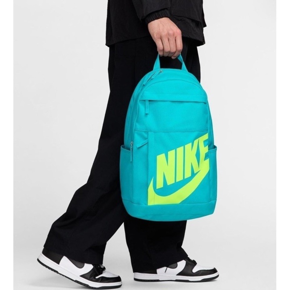 NIKE Elemental 21L School Backpack Travel Bag Turquoise Men's *NEW* DD0559-345